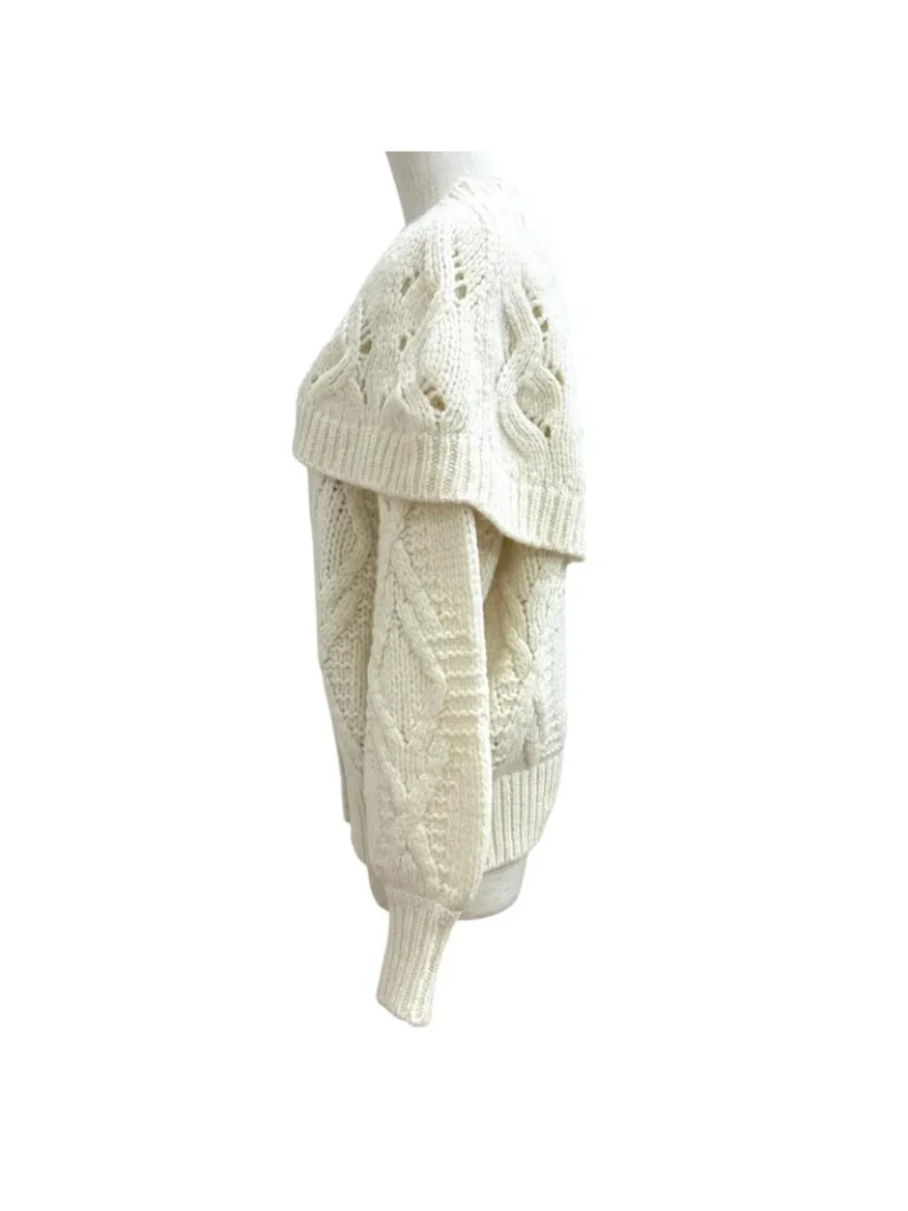 Chanel Wool Alpaca Blend Heart CC Logo Button Rhinestone Sera Color Cardigan 38